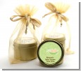 Twins Two Peas in a Pod Caucasian - Baby Shower Gold Tin Candle Favors thumbnail