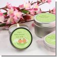 Twins Two Peas in a Pod Hispanic Boy And Girl - Baby Shower Candle Favors thumbnail