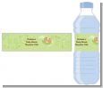 Twins Two Peas in a Pod Hispanic - Personalized Baby Shower Water Bottle Labels thumbnail