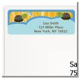 Twin Turtle Boys - Baby Shower Return Address Labels thumbnail