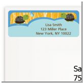 Twin Turtle Boys - Baby Shower Return Address Labels