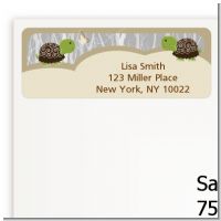 Twin Turtles - Baby Shower Return Address Labels