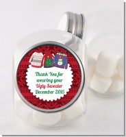 Ugly Sweater - Personalized Christmas Candy Jar