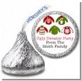 Ugly Sweater Party - Hershey Kiss Christmas Sticker Labels thumbnail