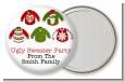 Ugly Sweater Party - Personalized Christmas Pocket Mirror Favors thumbnail