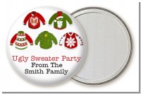 Ugly Sweater Party - Personalized Christmas Pocket Mirror Favors