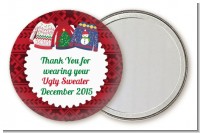 Ugly Sweater - Personalized Christmas Pocket Mirror Favors