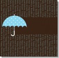 Baby Sprinkle Umbrella Blue Baby Shower Theme thumbnail