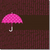 Baby Sprinkle Umbrella Pink Baby Shower Theme