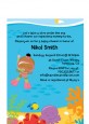 Under the Sea African American Baby Girl Snorkeling - Baby Shower Petite Invitations thumbnail