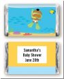 Under the Sea African American Baby Snorkeling - Personalized Baby Shower Mini Candy Bar Wrappers thumbnail