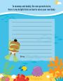 Under the Sea African American Baby Snorkeling - Baby Shower Notes of Advice thumbnail