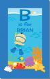 Under the Sea Asian Baby Boy Snorkeling - Personalized Baby Shower Nursery Wall Art thumbnail