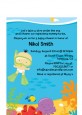 Under the Sea Asian Baby Snorkeling - Baby Shower Petite Invitations thumbnail