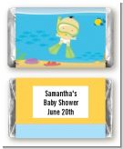 Under the Sea Asian Baby Snorkeling - Personalized Baby Shower Mini Candy Bar Wrappers