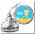 Under the Sea Baby Snorkeling - Hershey Kiss Baby Shower Sticker Labels thumbnail