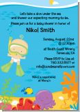 Under the Sea Baby Snorkeling - Baby Shower Invitations