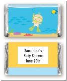 Under the Sea Baby Snorkeling - Personalized Baby Shower Mini Candy Bar Wrappers