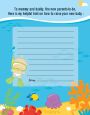 Under the Sea Baby Snorkeling - Baby Shower Notes of Advice thumbnail