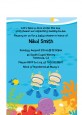 Under the Sea Baby Twin Boys Snorkeling - Baby Shower Petite Invitations thumbnail