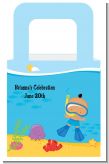 Under the Sea Hispanic Baby Boy Snorkeling - Personalized Baby Shower Favor Boxes