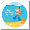 Under the Sea Hispanic Baby Boy Snorkeling - Personalized Baby Shower Table Confetti thumbnail