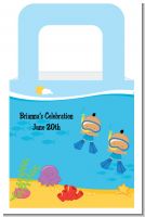 Under the Sea Hispanic Baby Boy Twins Snorkeling - Personalized Baby Shower Favor Boxes