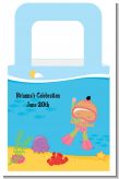 Under the Sea Hispanic Baby Girl Snorkeling - Personalized Baby Shower Favor Boxes