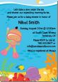 Under the Sea Hispanic Baby Girl Snorkeling - Baby Shower Invitations thumbnail