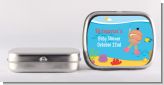 Under the Sea Hispanic Baby Girl Snorkeling - Personalized Baby Shower Mint Tins