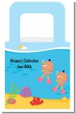 Under the Sea Hispanic Baby Girl Twins Snorkeling - Personalized Baby Shower Favor Boxes