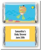 Under the Sea Hispanic Baby Snorkeling - Personalized Baby Shower Mini Candy Bar Wrappers