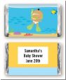 Under the Sea Hispanic Baby Snorkeling - Personalized Baby Shower Mini Candy Bar Wrappers thumbnail