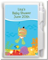 Under the Sea Hispanic Baby Snorkeling - Baby Shower Personalized Notebook Favor