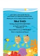 Under the Sea Hispanic Baby Twins Snorkeling - Baby Shower Petite Invitations thumbnail
