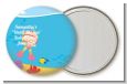 Under the Sea Baby Girl Snorkeling - Personalized Baby Shower Pocket Mirror Favors thumbnail