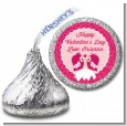 Valentine Animals - Hershey Kiss Valentines Day Sticker Labels thumbnail