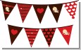 Cupid Baby Valentine's Day - Baby Shower Themed Pennant Set thumbnail