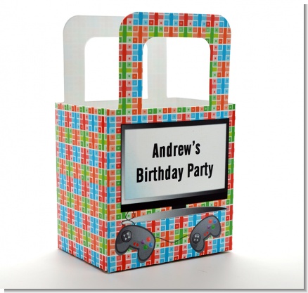 Video Game Time - Personalized Birthday Party Favor Boxes
