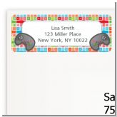 Video Game Time - Birthday Party Return Address Labels