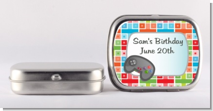 Video Game Time - Personalized Birthday Party Mint Tins
