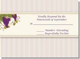 Vineyard Splash - Bridal Shower Response Cards