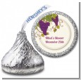 Vineyard Splash - Hershey Kiss Bridal Shower Sticker Labels thumbnail