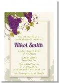 Vineyard Splash - Bridal Shower Petite Invitations
