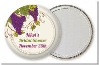 Vineyard Splash - Personalized Bridal Shower Pocket Mirror Favors