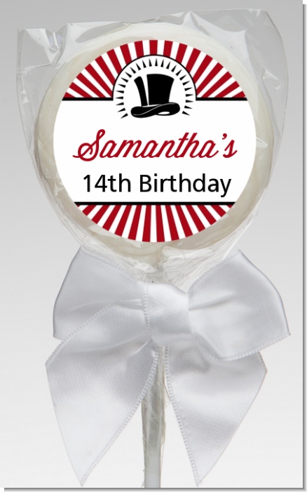 Vintage Magic - Personalized Birthday Party Lollipop Favors