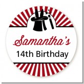 Vintage Magic - Round Personalized Birthday Party Sticker Labels