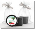 Vintage Red Truck With Tree - Christmas Black Candle Tin Favors thumbnail