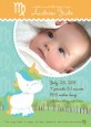 Unicorn | Virgo Horoscope - Birth Announcement Photo Card thumbnail