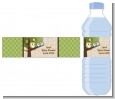 Owl - Look Whooo's Having Twins - Personalized Baby Shower Water Bottle Labels thumbnail